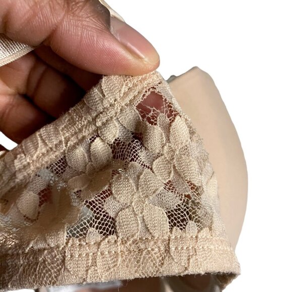 George Women's Cream Floral Laced Lightly Lined Padded Bra - Picture 7 of 7